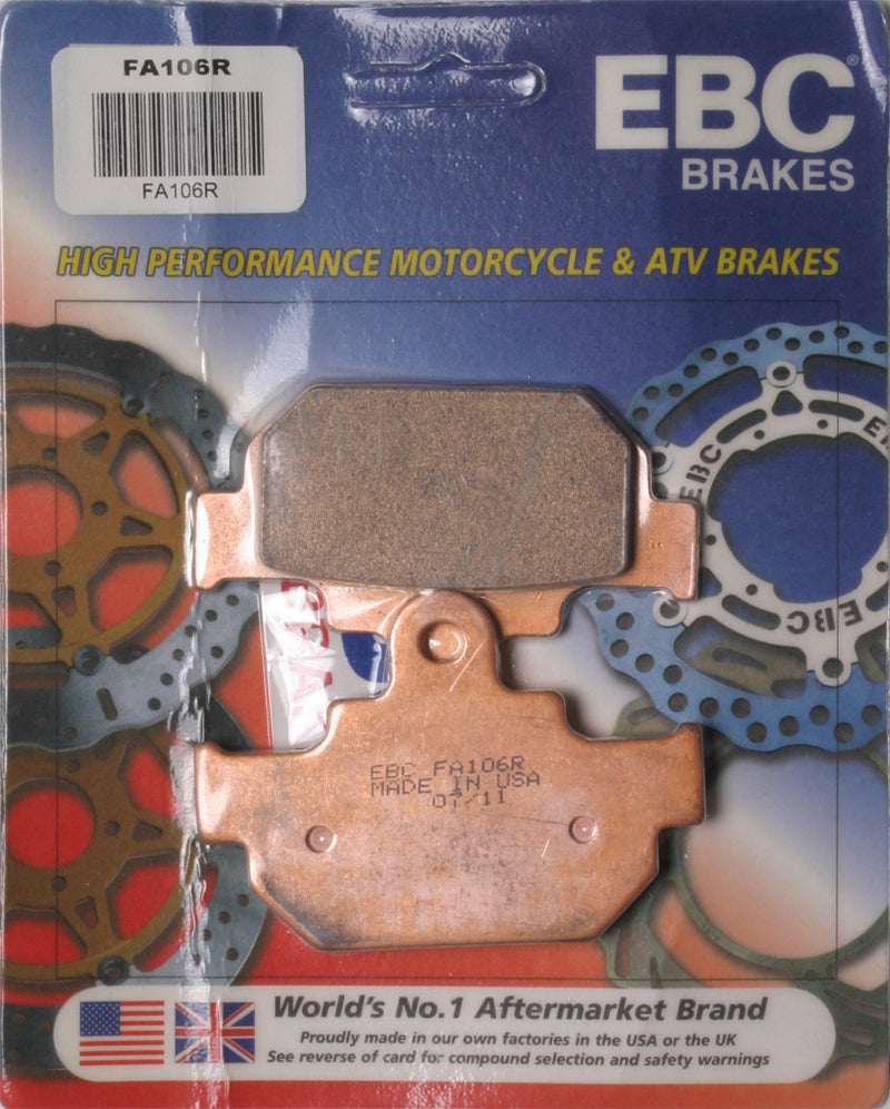 EBC Brake Pads Sintered R Series - FA106R Suzuki RM 125 / RM 250 / Boulevard 2005-2009