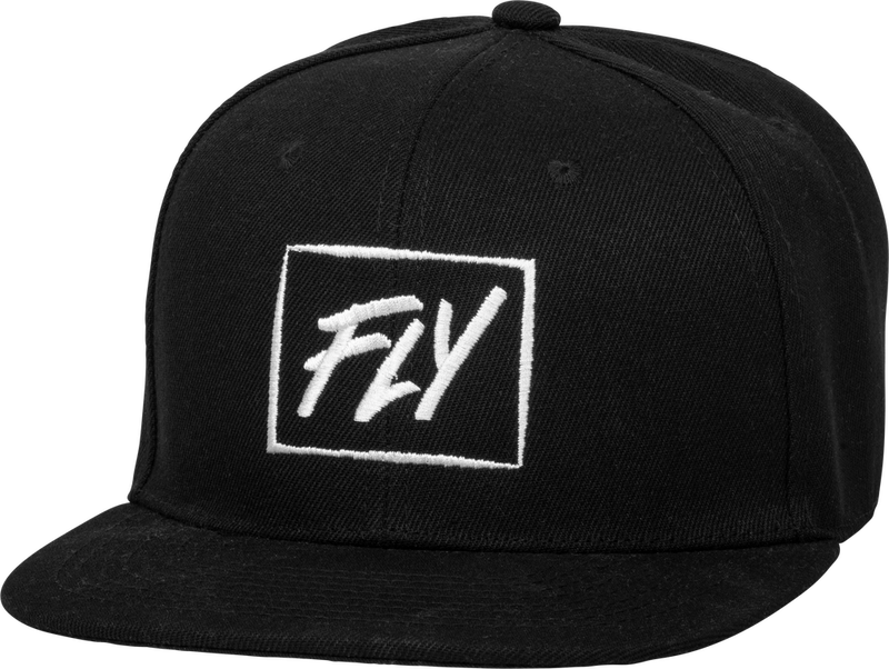 Fly Racing 363-9992 HT_BKC_2007-BK-CUSTO FLY 2022 SX PROMO HAT LITE BOX LOGO