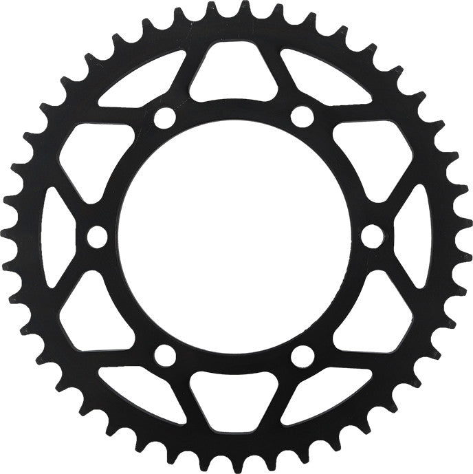 Supersprox Rear Sprocket Steel 43T-530 Black - RFE-479-43-BLK For Kawasaki Ninja 600R / 600R Ninja 1985-1997 | Husqvarna TC 65 2018-2021