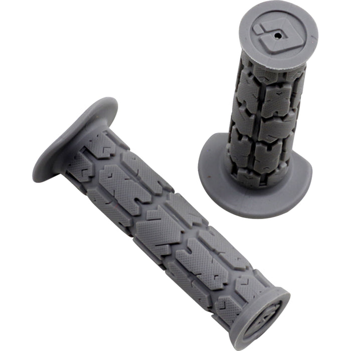 ODI 0630-2533 J01RGG Rogue Single-Ply ATV Grips Grips - Rogue - Single Ply - ATV - Gray