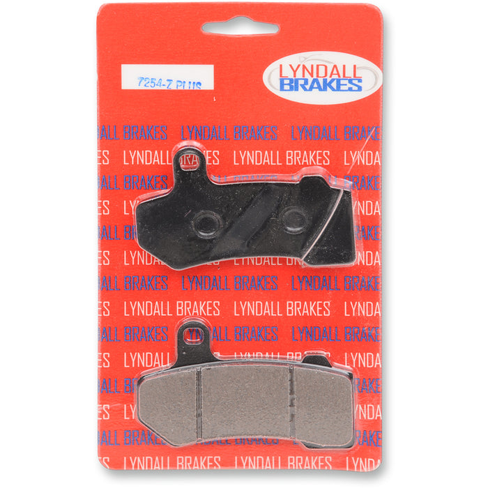 LYNDALL RACING BRAKES LLC 1720-0063 7254-Z+ Z-Plus Harley/Buell Brake Pads Z-Plus Brake Pads - Harley-Davidson