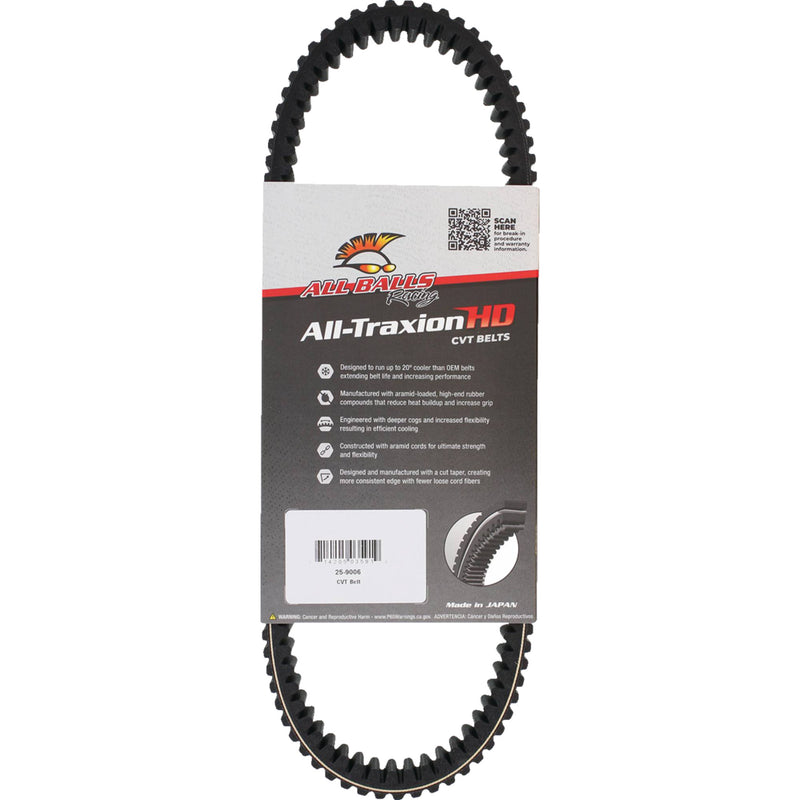 All Balls All-Traxion Belt - 25-9006 Polaris Sportsman 2007-2025