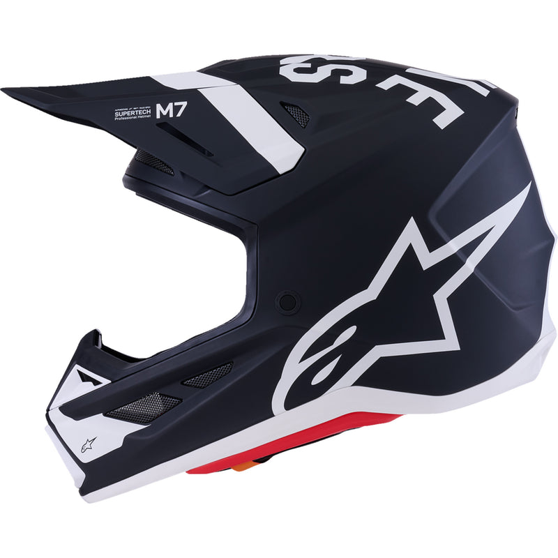ALPINESTARS SM7 Dasher Helmet - Matte Black/White