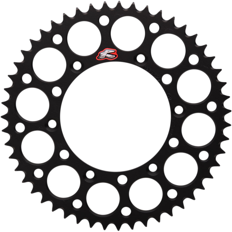 RENTHAL 1211-0023 123U-520-51GYBK Rear Sprocket Sprocket - Suzuki - Black - 51 Tooth