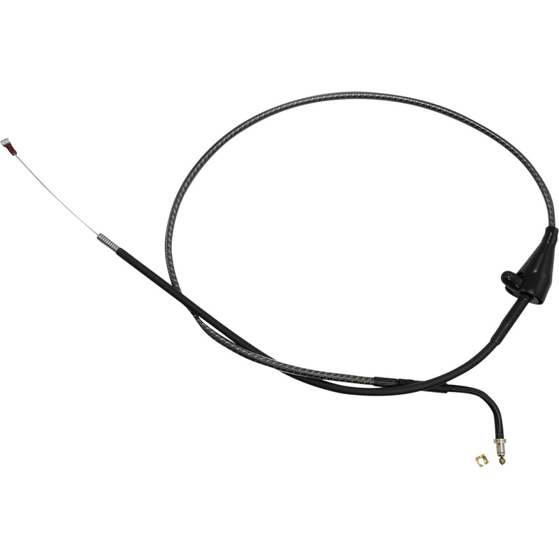 Magnum Shielding Karbonfibr Braided Throttle Idle Cable 25-1/8" - 7428 For Harley Touring 2001-2007