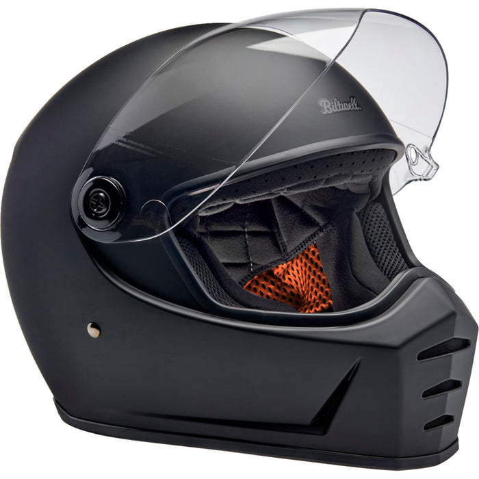 BILTWELL Lane Splitter Helmet Flat - Black