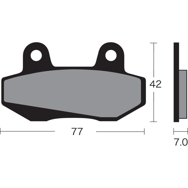 VESRAH VD-131 VD-131 Semi-Metallic Brake Pads