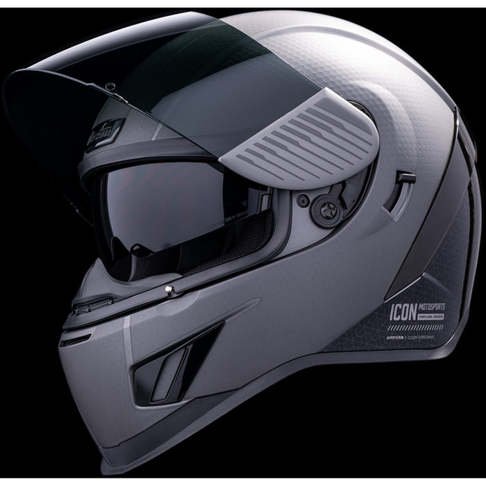 ICON 0101-15096 Airform™ Counterstrike MIPS® Helmet Airform™ Helmet - MIPS® - Counterstrike - Silver - XL