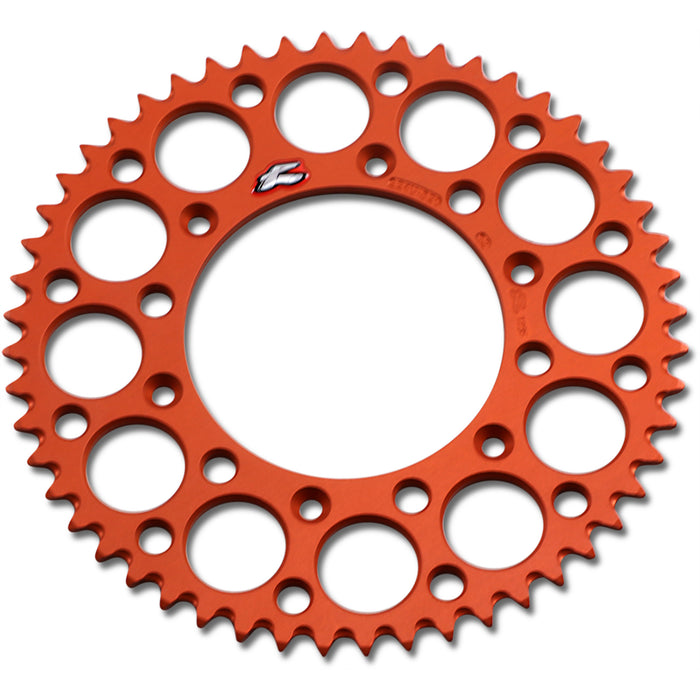 RENTHAL 1211-2478 224U-520-52GPOR Rear Sprocket Sprocket - Orange - 52 Tooth