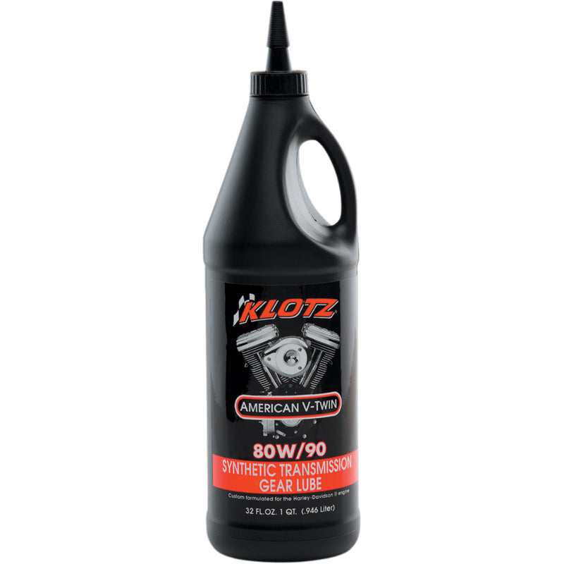 KLOTZ OIL KH-GL90 KH-GL90 American V-Twin Synthetic Transmission Gear Lube Big Twin Synthetic Transmission Lube - 80W-90 - 1 U.S. quart