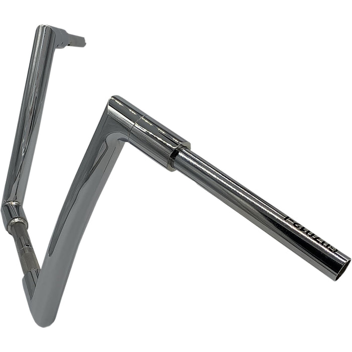 FAT BAGGERS INC. 0601-5466 607012 1-1/2" EZ Install Flat Top Handlebar - 12" - Chrome