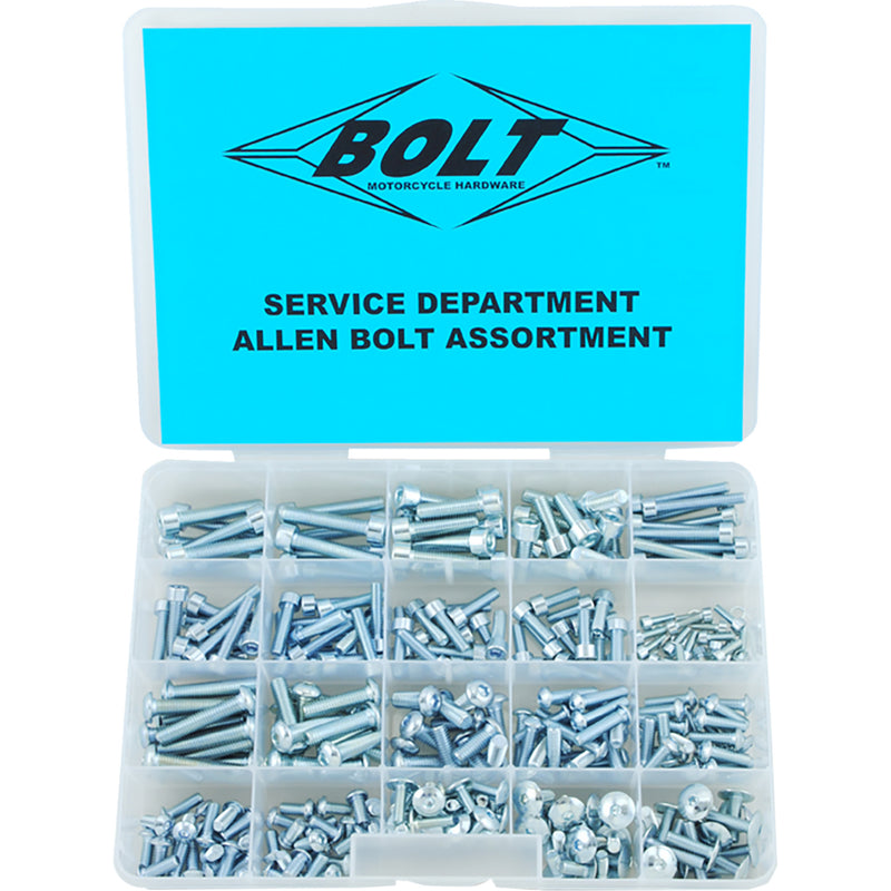 BOLT 2402-0134 SVCALLEN Allen Head Service Department Assortment Bolt Assortment - Allen - 372-Piece
