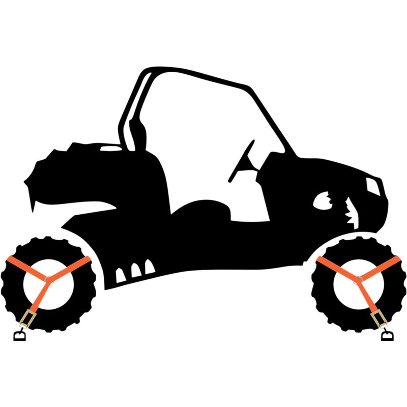 SUPERCLAMP 3920-0491 9000ATVTIEDOWN ATV/UTV Tie Down Kit
