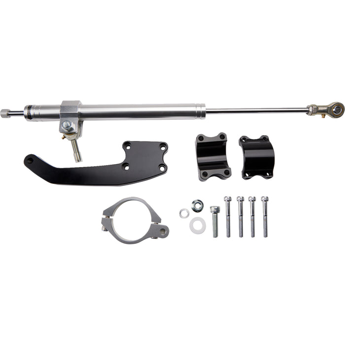 DRAG SPECIALTIES 0414-0736 Steering Damper Kits Steering Damper - Chrome - '23 FLTRX