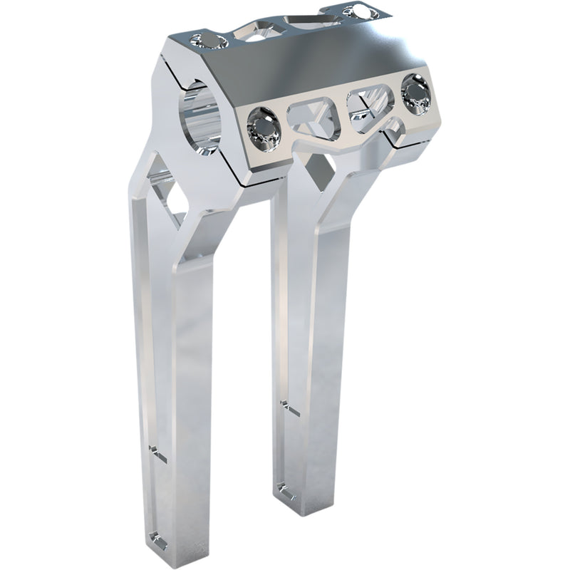 LA CHOPPERS 0602-1211 LA-7481-10R Performance Risers - Pullback - 10" x 1-1/4" - Raw