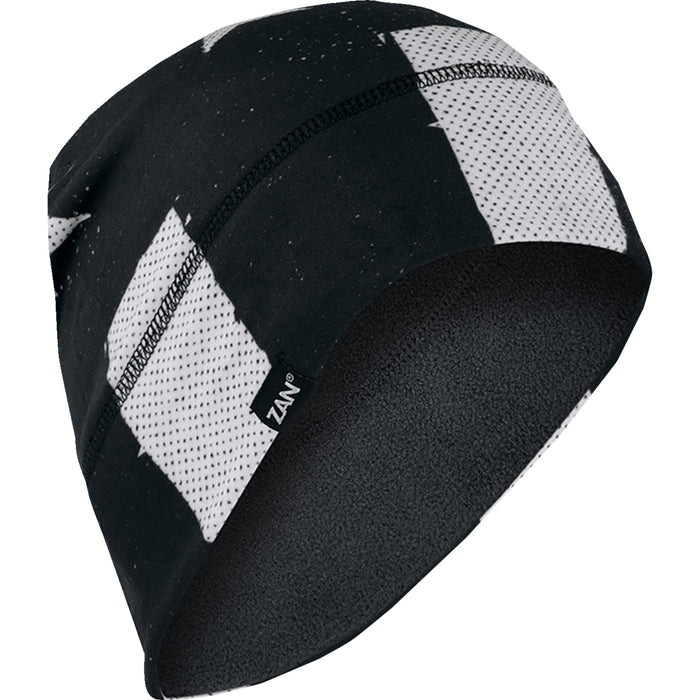 ZAN HEADGEAR 2501-4024 WHLF091 SportFlex® Fleece Beanie black/white flag