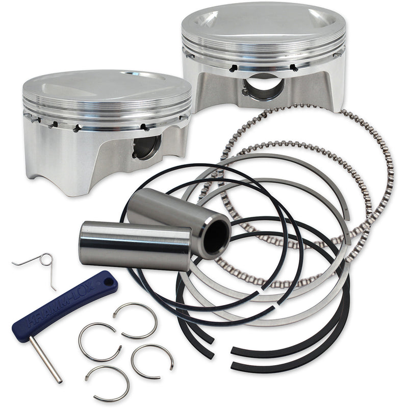 S&S Cycle Piston Kit - 920-0100 For Harley Motorcycles 2007-2017