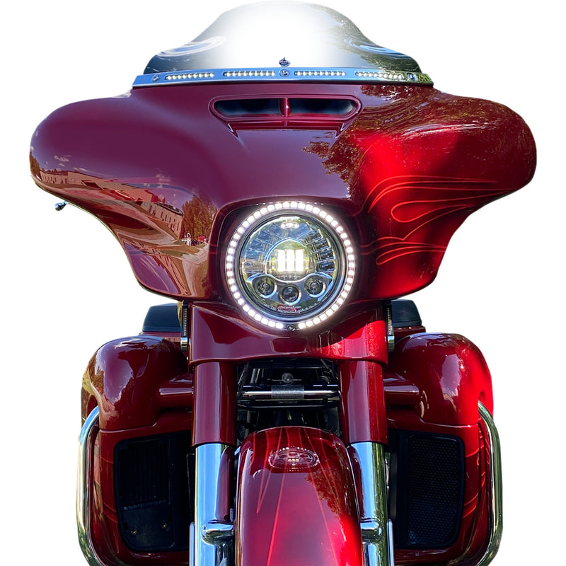 Custom Dynamics Accent Trim Ring - PB-7TR-AW-2C For Harley Touring 2006-2013