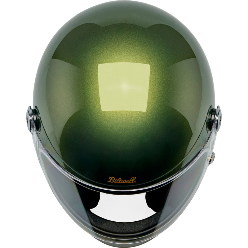 BILTWELL Gringo S Helmet Metallic - Dart Green