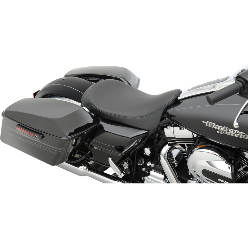 Drag Specialties Low-Profile Seat - 0801-0870 For Harley Motorcycles 2008-2023