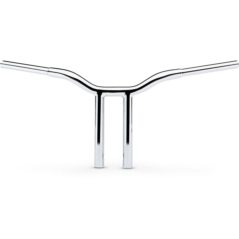 LA CHOPPERS 0601-4930 LA-7337-12 Kage Fighter Welded Straight-Riser Handlebar - One Piece - 12" - Chrome