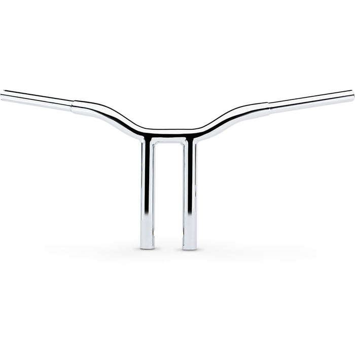LA CHOPPERS 0601-4930 LA-7337-12 Kage Fighter Welded Straight-Riser Handlebar - One Piece - 12" - Chrome