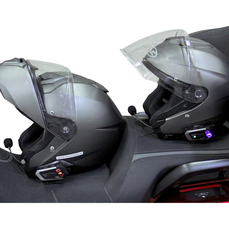 J & M 4402-1048 HS-BT6-UNV-D Bluetooth™ Helmet Headset Headset - Bluetooth™ - Universal - Dual Pack