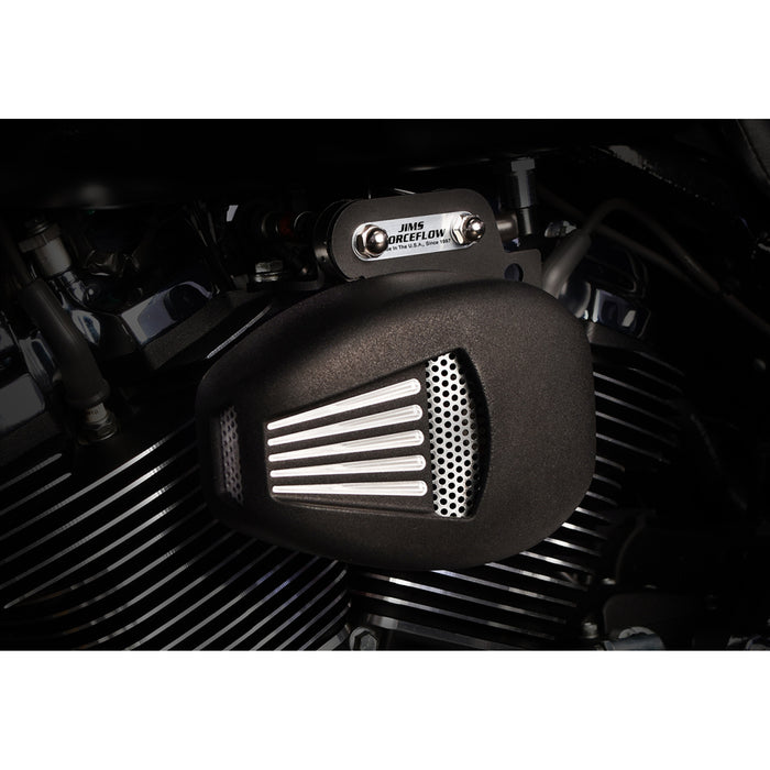 JIMS 1901-0757 5468 Forceflow Cylinder Head Cooler Kit black - m8 touring