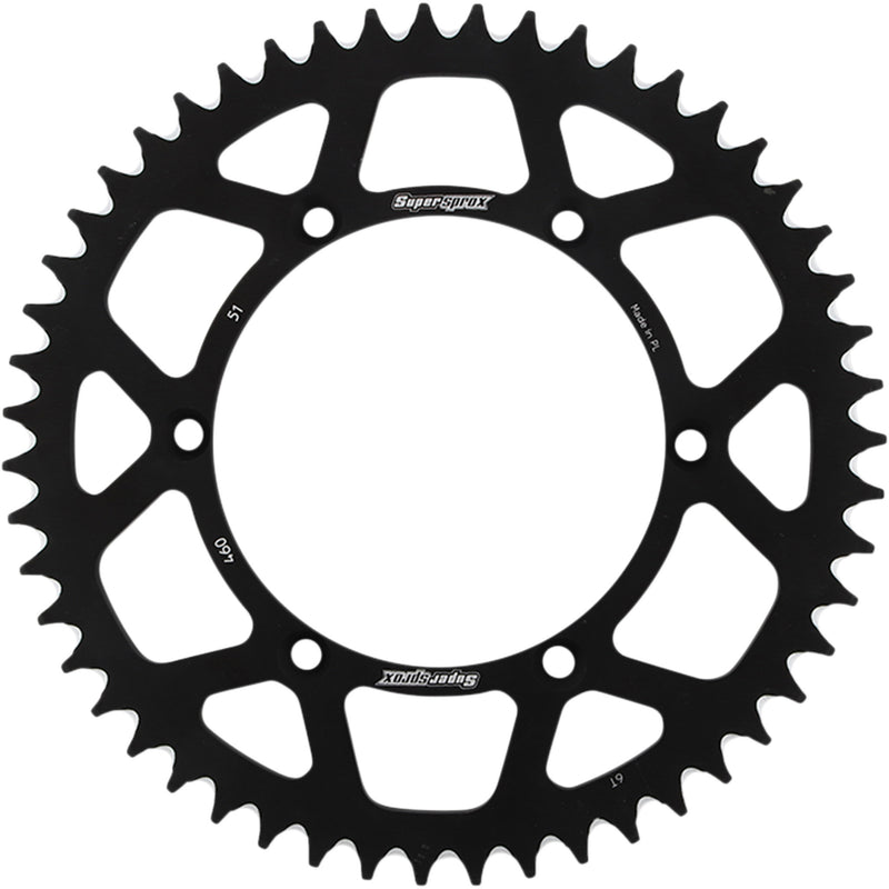 Supersprox Aluminum Sprocket - RAL-460-51-BLK For Kawasaki Dirt Bikes 1986-2022 | Suzuki RMZ 250 2004-2006