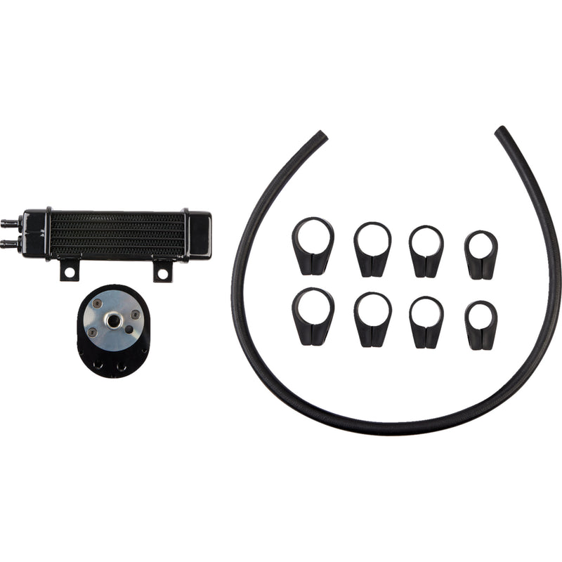 Jagg Oil Coolers Slimline Oil Cooler - 750-1200-0323 For Harley Motorcycles 1984-2017