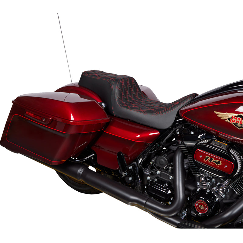 Drag Specialties Seats Predator Seat - 0801-1491 For Harley Touring 2008-2023