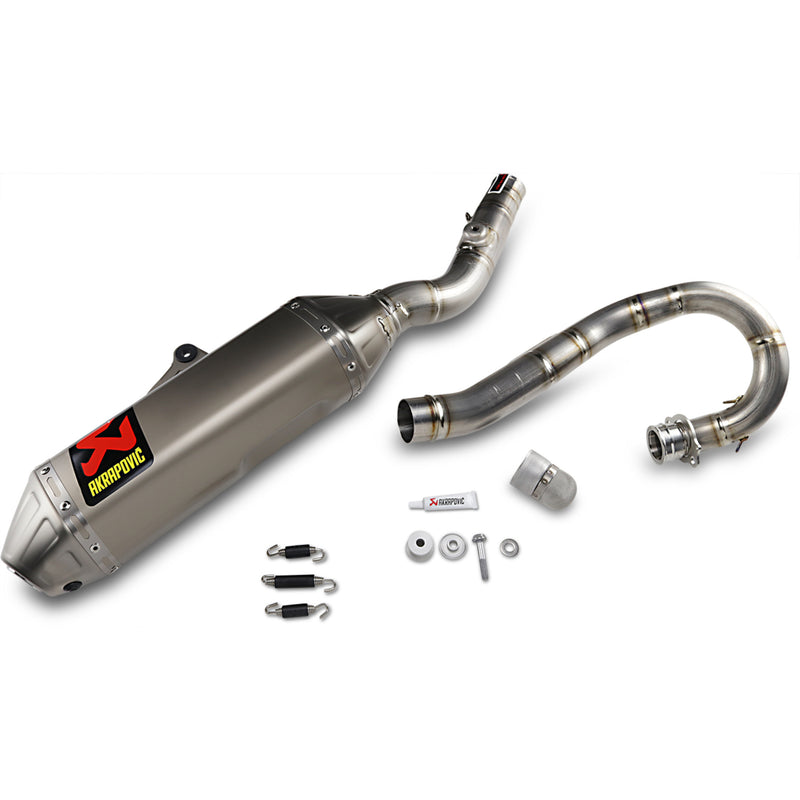 Akrapovic Evolution 1-Into-1 Exhaust System - S-S2MET6-BNTA Suzuki RMZ 250 2019-2025