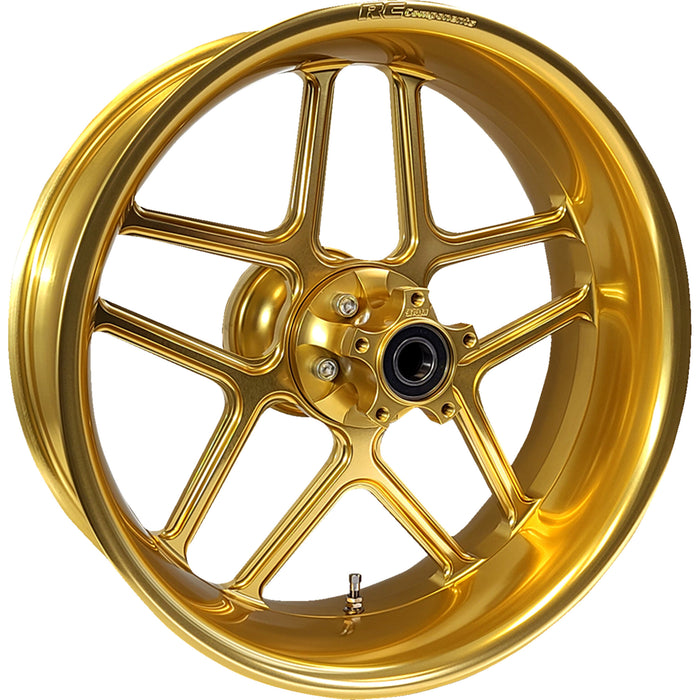 RC COMPONENTS 0202-2216 185-140G-RC Laguna Wheel - Rear - Single Disc/without ABS - Gold - 18x5.5