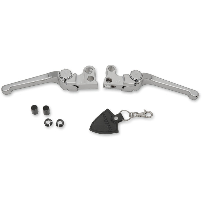PSR 0610-1697 12-00651-20 Anthem Adjustable Lever Set for Harley Models Lever Set - Anthem - Harley Davidson - Chrome