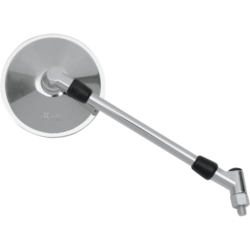 PARTS UNLIMITED 0640-0343 Universal Chrome Mirror — Round Mirror - Side View - Round - Chrome