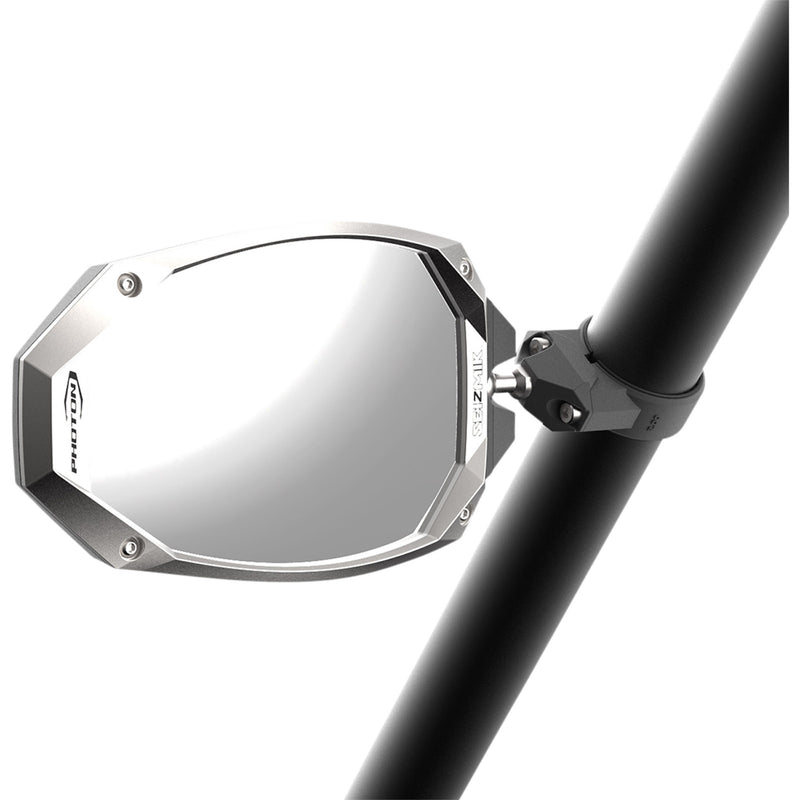 SEIZMIK 0640-1485 56-18107 Photon Mirror Mirrors - Photon - Side View - Oval - Black/Silver - 1.75" ROPS - Pair