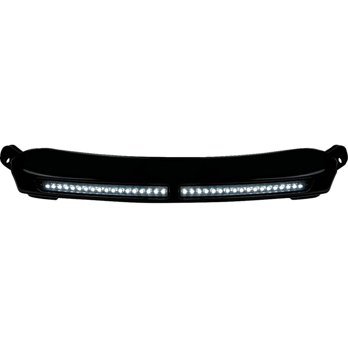 CUSTOM DYNAMICS 2040-3230 CD-RG-CV-W-B Windshield Trim - LED Windshield Trim - Gloss Black