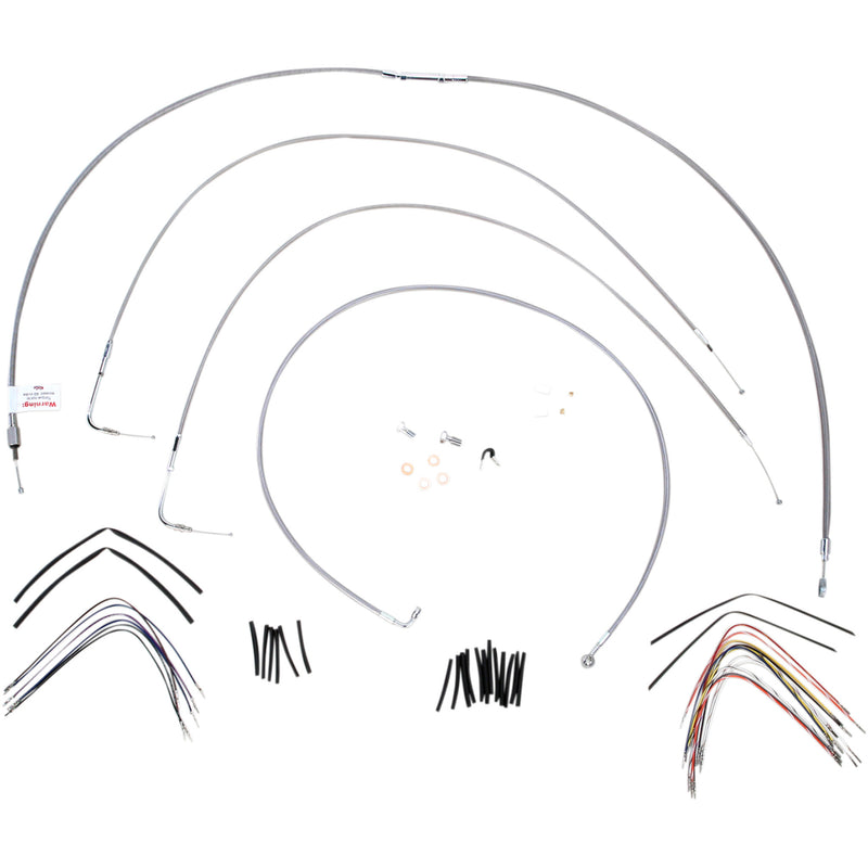 Burly Brand Complete Cable Kit - B30-1053 For Harley Softail 2000-2006
