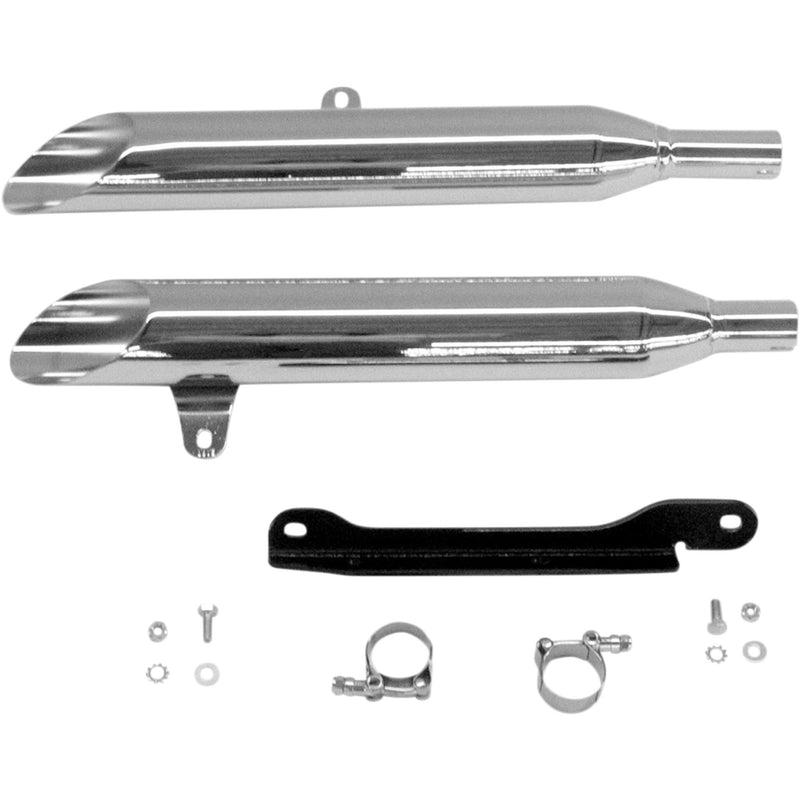Cobra Slip-On Line Muffler - 2171SC Yamaha 1600 Road Star / 1700 Road Star / XV1600A Road Star / XV1700A Road Star 1998-2013