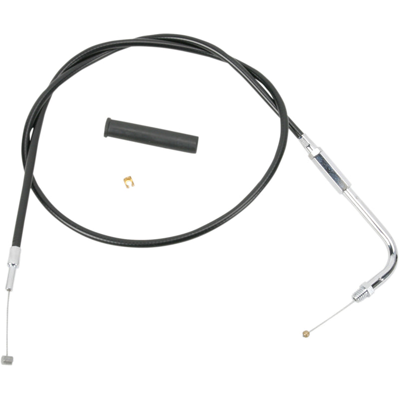 Drag Specialties Black Vinyl Cable 32-1/2" For Harley Dyna 1992-1995