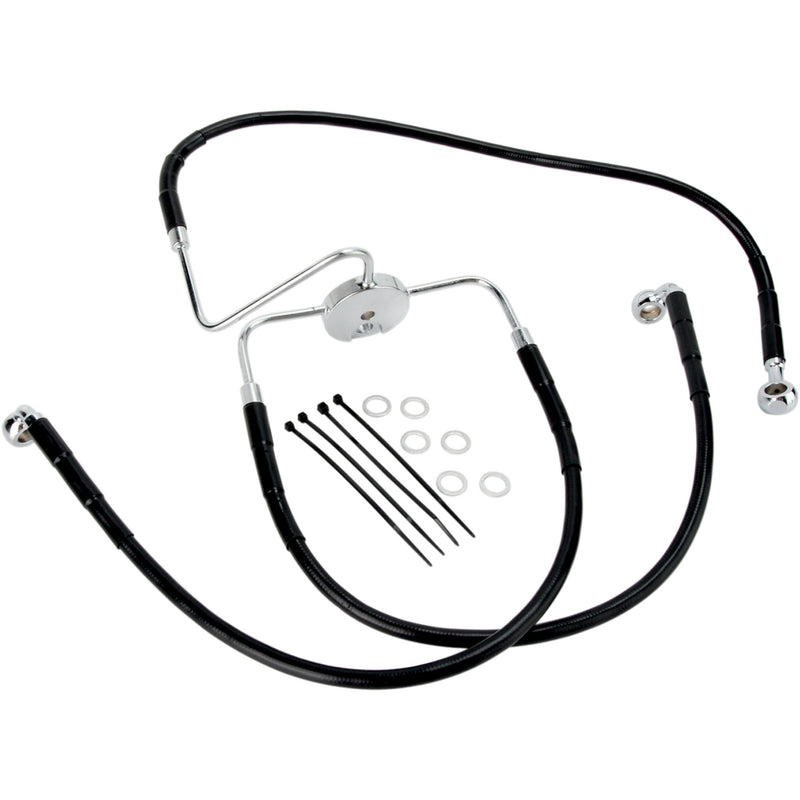 Drag Specialties Brake Line - 1741-2562 For Harley Dyna Low Rider 1996-2000