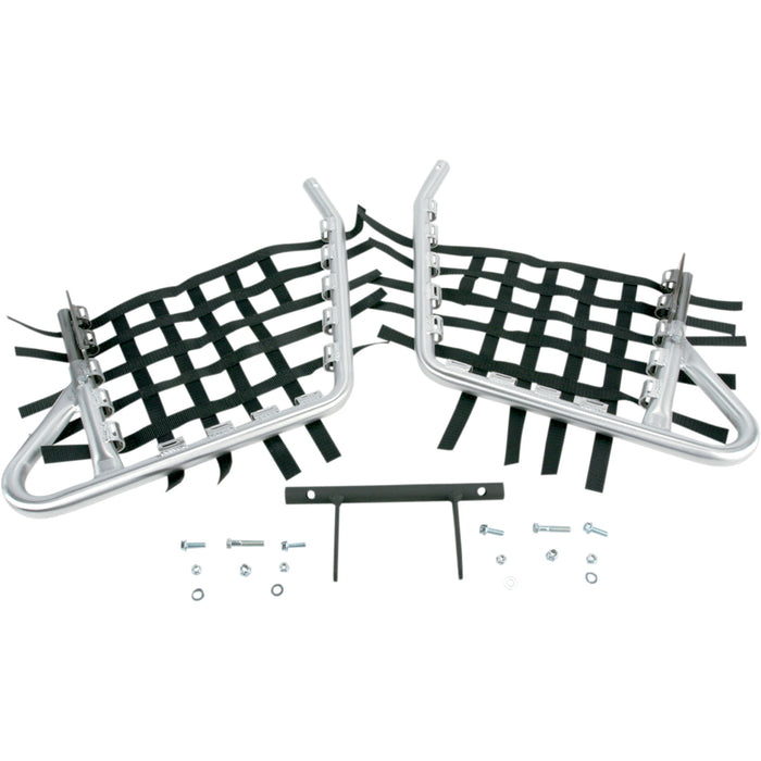 DG PERFORMANCE 0530-1098 60-4509 Alloy Nerf Bars Nerf Bars - YFZ 450 - Natural/Black