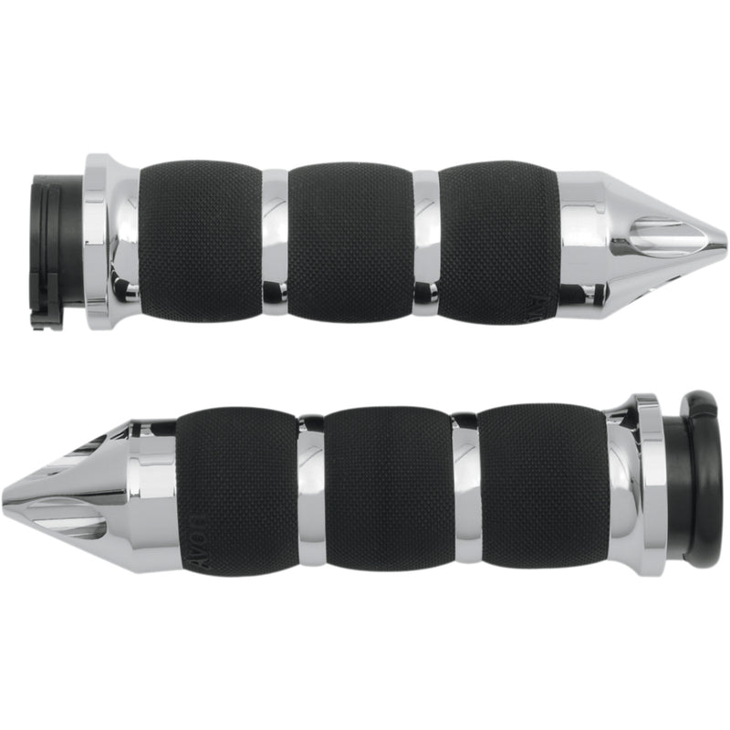 Avon Air Cushion Grips - AIR-90-CH-SPK For Harley Motorcycles 1980-2022