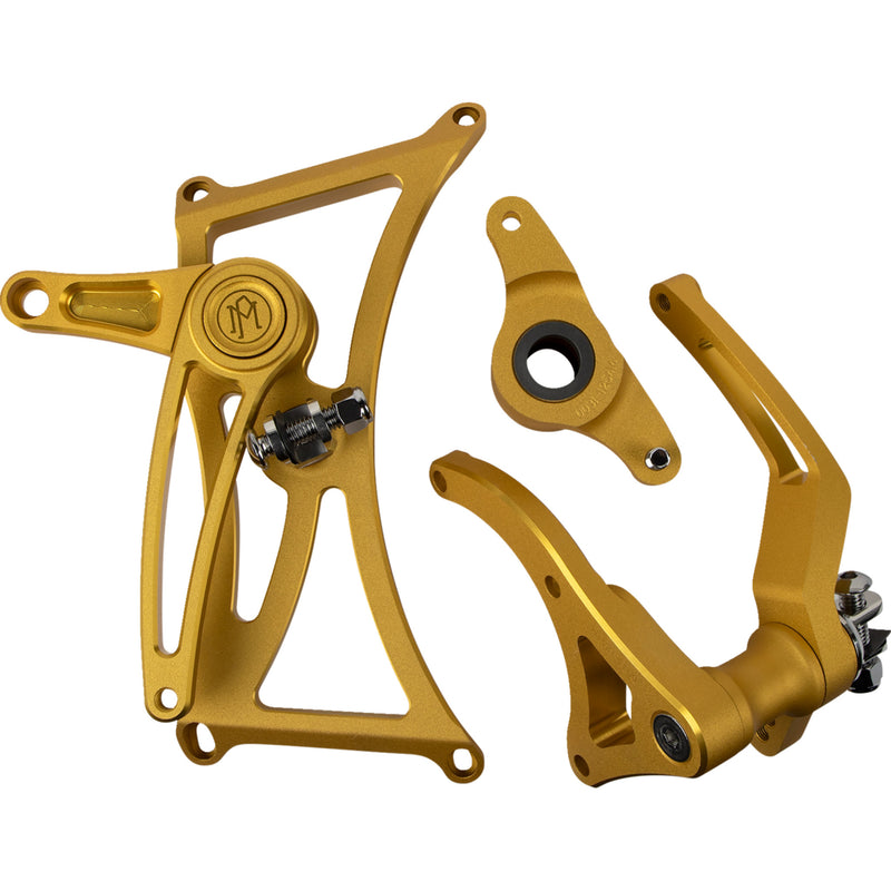 Performance Machine (pm) Mid Control - 0035-1180M-SMG For Harley Touring 2014-2016