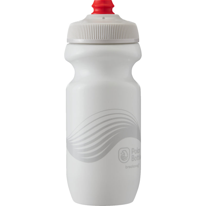 POLAR BOTTLE 4920-0047 SWB20OZ09 Breakaway® Wave Water Bottle Breakaway® Bottle - Wave - Ivory/Silver - 20 oz.