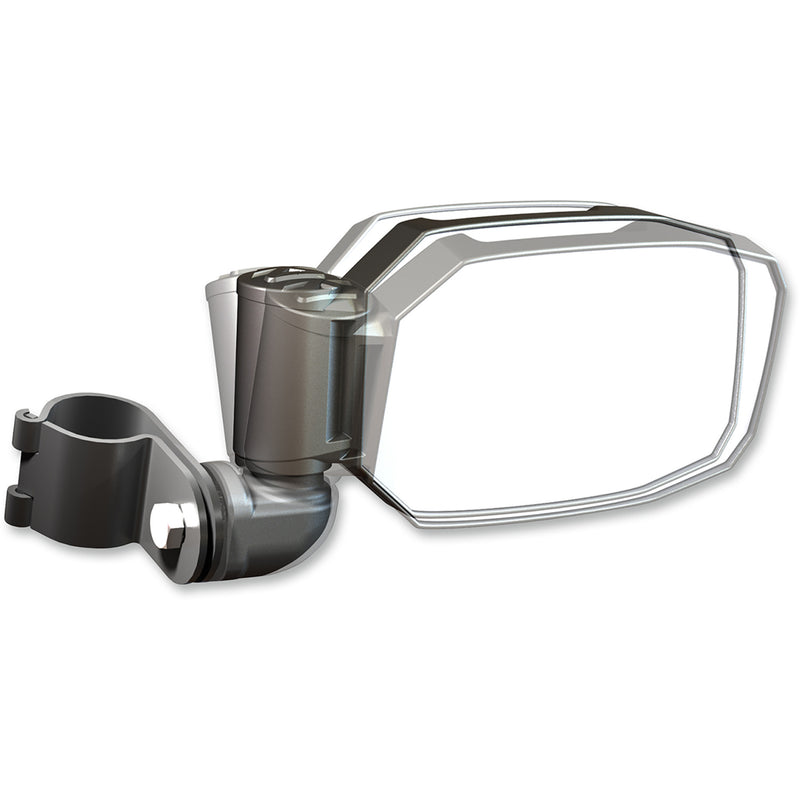 SEIZMIK 0640-1102 56-18091 Strike Side View Mirrors Mirrors - Strike - Side View - Rectangle - Black - 1.75" ROPS - Pair