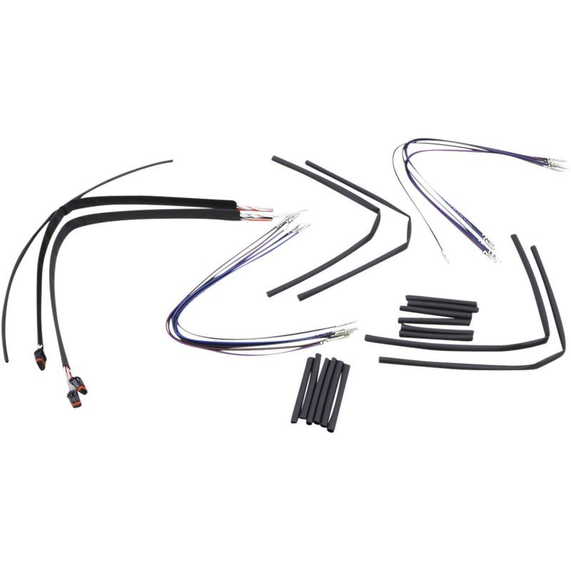 Burly Brand Complete Cable Kit - B30-1122 For Harley Dyna Wide Glide / Street Bob / Super Glide Custom / Switchback 2012-2017