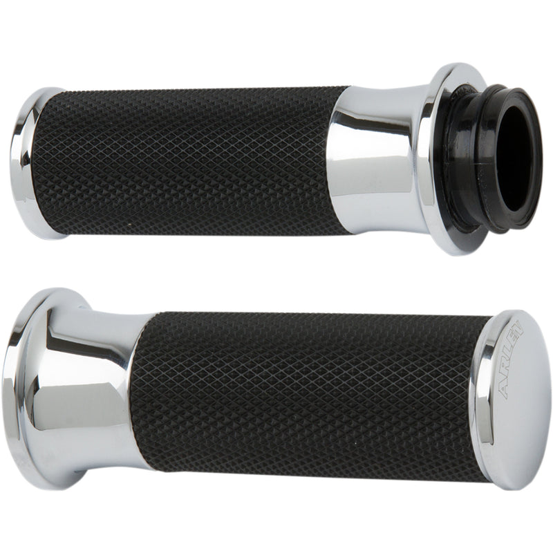 Arlen Ness Smooth Fusion Grips - 07-320 For Harley Motorcycles 1976-2022