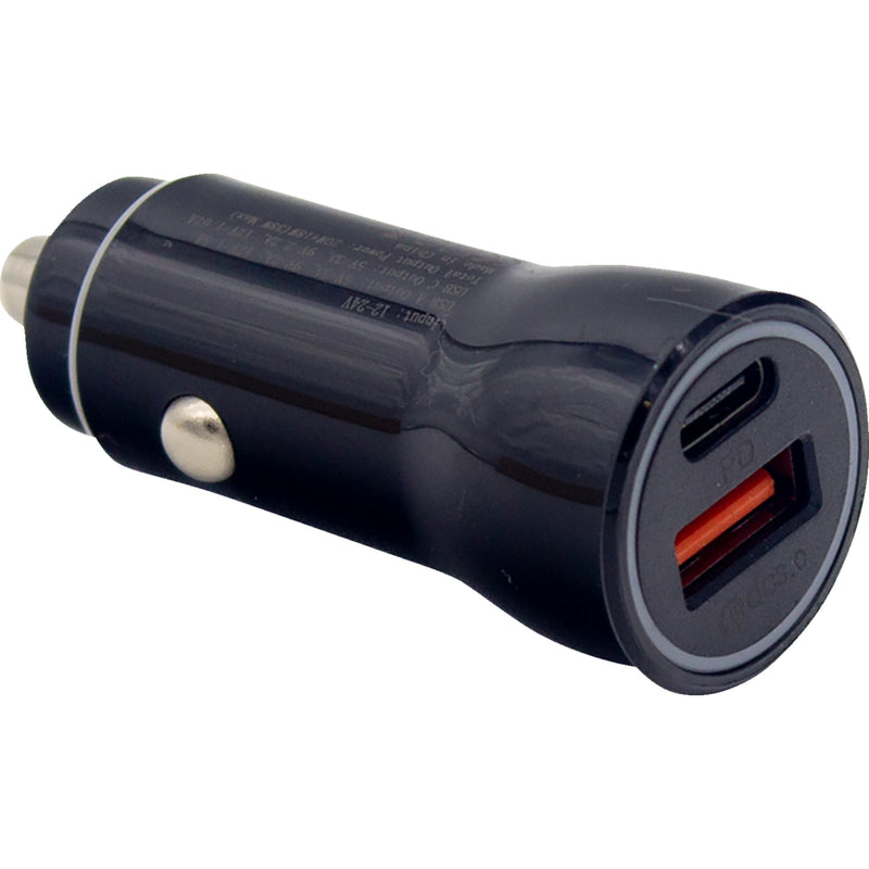 RIDEPOWER 2130-0367 RPCIGUSBUSBCADP Lighter Power Adapter with USB & USB-C Ports Power Adapter - Cigarette Lighter - USB/USB-C - Black