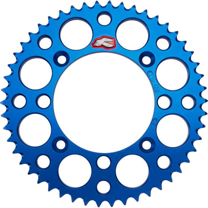 RENTHAL 1211-0288 121U-428-50GPBU Rear Sprocket suzuki/yamaha - blue - 50 tooth
